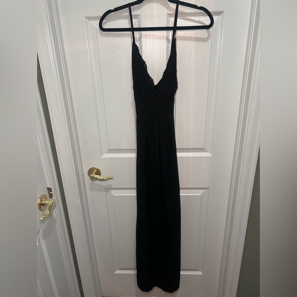 Fashion Nova Black Lace Maxi Dress - Picture 3 of 11